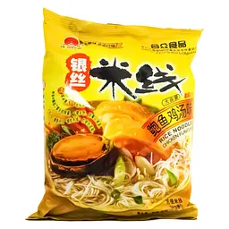 Рисова локшина Hezhong зі смаком курки 105 г (6943739605938)