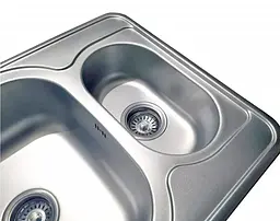 Кухонна мийка Romzha Fifika 1.5C Satin RO44013, Сірий - мініатюра 6