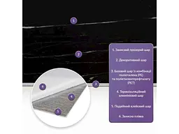 Самоклеюча PET плитка STICKER WALL 600x300мм x 2мм стінова SW-00001675 - мініатюра 3