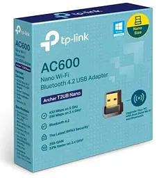 WiFi/Bluetooth адаптер USB Archer T2UB Nano TP-Link teh0024089 - мініатюра 2