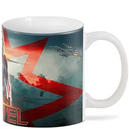 Кухоль GeekLand Капітан Марвел Captain Marvel CМ.02.07 330 мл білий - мініатюра 2