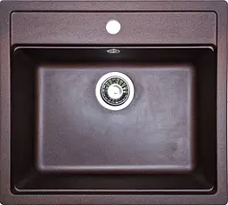 Кухонна мийка Adamant STEP mokko 565x500x190 мм, без крила 56,5 см - мініатюра 3