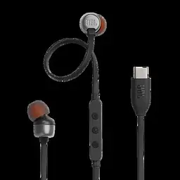 Навушники провідні JBL T310C USB-C з мікрофоном чорні - мініатюра 2