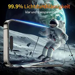 Комплект загартованого скла Tentoki для iPhone 14 Pro, 2 шт. - мініатюра 3