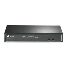 Комутатор TP-LINK TL-SF1008LP, Black, 8-портовий, 10/100 Мбит/с, 4xPoE +, IEEE 802.3af/at