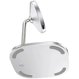 Заряджання бездротове металеве HOCO CW32 Happiness magnetic desktop wireless charger 15W біле