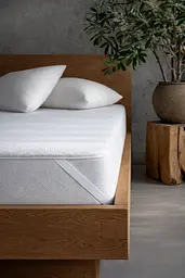 Наматрацник Aqua stop Ecotton Premium Comfort 140х200 см махровий водонепроникний на резинці по кутам білий (19337) - мініатюра 4
