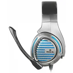 Ігрова гарнітура Real-EL GDX-7670 Gun Metal (GDX-7670 Gun Metal) - мініатюра 5