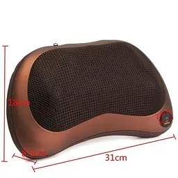 Масажер подушка з вібрацією для дому та машини Massage Pillow UKC QY-8028 з підігрівом для спини - мініатюра 4
