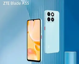 Смартфон ZTE Blade A55 4/128Gb блакитний - мініатюра 6
