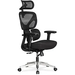Крісло Mealux D1 Duo Air Fabric Black (HF-D1 Duo F/B)