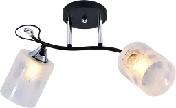 Люстра декоративна V DA5098/2B Black+Chrome на 2 плафона