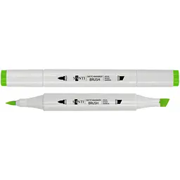 Набір акварельних маркерів Santi Sketch SM-87 яскраво-зелений 6 шт. (391117)
