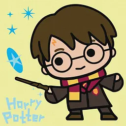 Картина за номерами Harry Potter: Чари під зірками KHO1365, 25x25 см