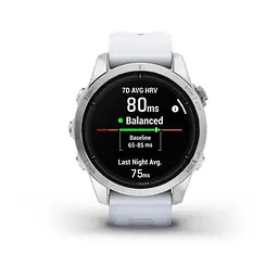 Смарт-годинник Garmin Epix Pro Gen 2 42 mm Silver w. Whitestone Band (010-02802-00/01) - мініатюра 4