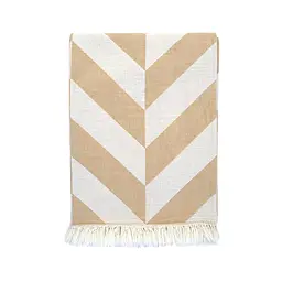 Плед-накидка Barine - Fishbone Throw Mustard 130x180 - мініатюра 2