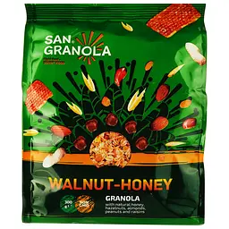 Гранола San Granola Горіхово-медова 300 г (916947) - мініатюра 2