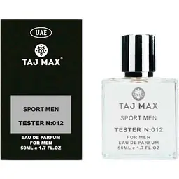 Парфумована вода для чоловіків TAJ MAX 50мл ТЕСТЕР №012 CHANEL ALLURE HOMME SPORT