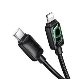 PD Кабель HOCO U146 Mundo PD Charge Data cable iP 30W/1.2m Чорний