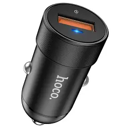 Автомобільний зарядний пристрій Hoco Z32A QC 3.0 18W (чорний) - мініатюра 6