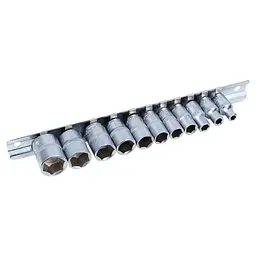 Набір насадок шестигранних Sigma 1/4" на планці 11 шт CrV (6003401) - мініатюра 3