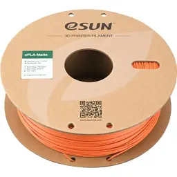 Пластик для 3D-принтера eSUN ePLA-Matte 1кг, 1.75мм, orange (EPLA-MATTE-P175T1) - мініатюра 3