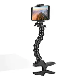 Тримач для телефона U-select Clamp Phone Mount with Adjustable Gooseneck UV-2997 MP-4 Black