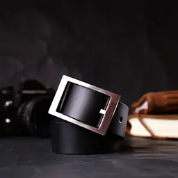 Шкіряний чоловічий ремінь GRANDE PELLE 3,4х120 см acs0026895 - мініатюра 9