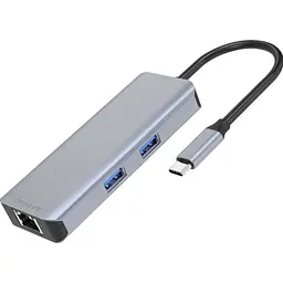 USB-хаб Proove Iron Link 6-in-1 (HBI700010004) [125131] - мініатюра 1
