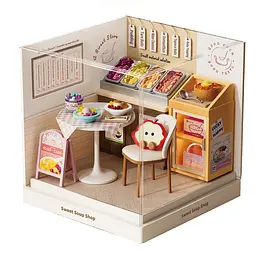 Конструктор-румбокс Mini House серії Інтер'єр Міні Десертне кафе (8032)