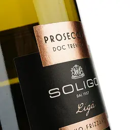 Вино ігристе Soligo Prosecco Treviso Liga Tappo Spago, біле, брют, 11%, 0,75 л (40331) - мініатюра 3