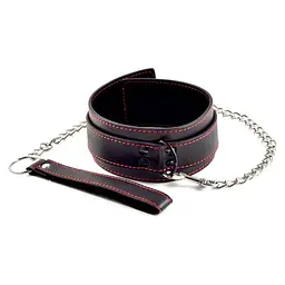 Нашийник з повідком - Bondage Fetish Collar And Leash Set