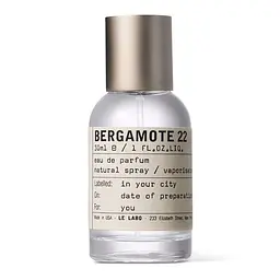 Оригінал Le Labo Bergamote 22 30 мл Парфумована вода