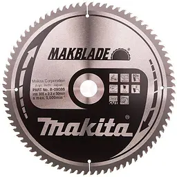 Диск пиляльний по дереву 305х30 мм 80T Makita Makblade B-09086