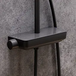 Душова система з виливом Damixa Scandinavian Pure з полицею black 936780300 - мініатюра 4