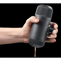 Еспресо-кавоварка Wacaco Nanopresso 18 бар 80мл з чохлом Сірий - мініатюра 9