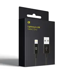 Кабель ArmorStandart AMD818BL Lightning to USB Cable 1.2m black (ARM64373) - мініатюра 5