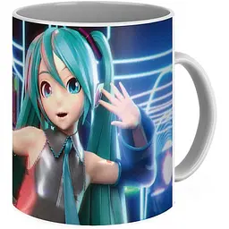 Кухоль GeekLand Вокалоїди Vocaloid Хацуне Міку Hatsune Miku Дива VC 02.13 330 мл різнобарвний - мініатюра 3