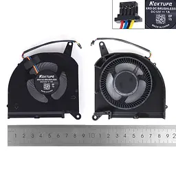 Вентилятор для Gigabyte Aorus 15G 15P 17G 17P KB RX7G RX5G RP77 XB, (10мм CPU 12V, FNGS DFSCK22D05883Q, Аналог) - мініатюра 3
