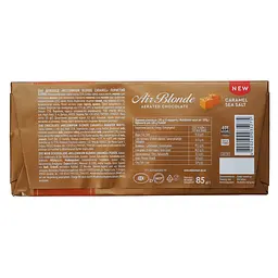 Шоколад білий Millennium Caramel Sea Salt Air Blonde 85 г пористий (939966) - мініатюра 2
