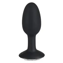 Анальна пробка зі стразом You2Toys Butt Plug Diamond S, силікон, чорна - мініатюра 2