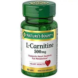 L-Карнітін Nature's Bounty L-Carnitine 500 мг 30 каплет