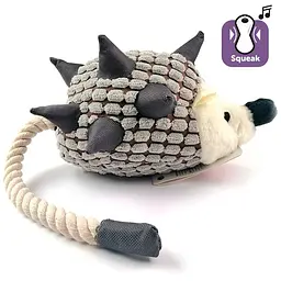 Flamingo Hedgehog Plush фламинго їжак з мотузковим Хвостом іграшка для собак з пищалкою 45х10х15 см