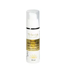 Сонцезахисний крем для обличчя з SPF50 Top Beauty, 50 мл