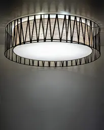 Люстра TK Lighting 4556 Harmony E27 4x15W IP20 коричнева - мініатюра 3