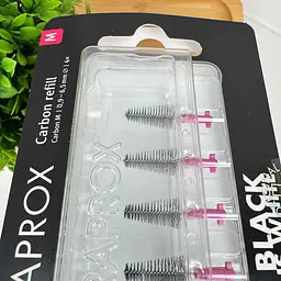 Набір міжзубних йоржиків Curaprox Black is White refill CPS Carbon M (0.9 - 6,5мм), 4 шт - мініатюра 2