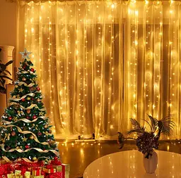 Гірлянда-штора XPRO тепла біла 3х2 м, 150 LED від мережі (46876-91018_161)