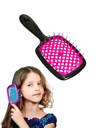 Гребінець щітка для волосся Superbrush Plus Hollow Comb, Yu Xin Рожевий 85778 - мініатюра 2