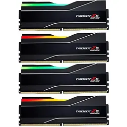 Модуль пам'яті G.Skill DDR5 256GB (4x64) Trident Z5 Neo RGB 6000Mhz Black AMD EXPO (F5-6000J3644D64GX4-TZ5NR)