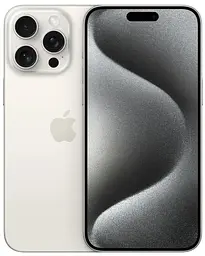 Мобільний телефон Apple iPhone 15 Pro Max 256Gb White Titanium (REF A) BREEZY (2AMU783)